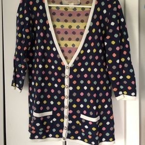 Colorful knit cardigan